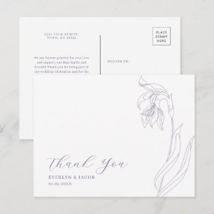 Carte postale Merci Lavender