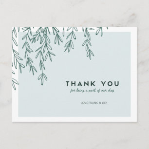 Carte Postale Merci mariage