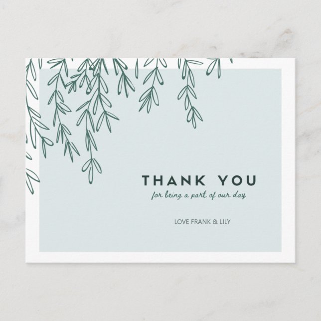 Carte Postale Merci mariage (Devant)