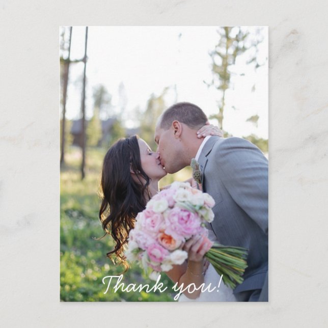 Carte postale Merci mariage (Devant)