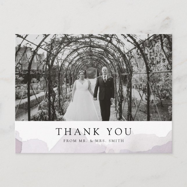 Carte Postale Merci Mariage de la lavande de Debonair (Devant)
