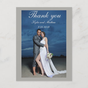 Carte Postale Merci Mariage photo