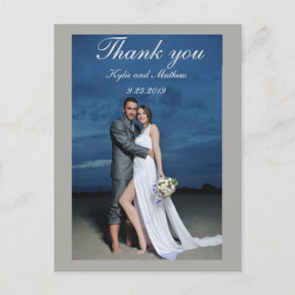 Carte Postale Merci Mariage photo