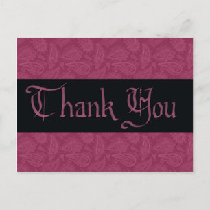 Carte Postale Merci Masquerade