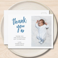 Merci photo Baby shower du garçon