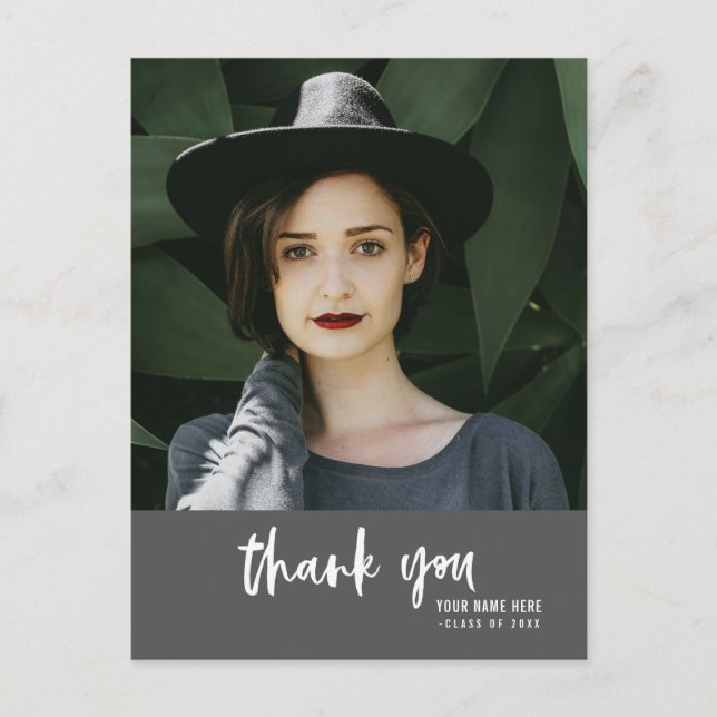 Carte postale Merci photo de diplôme (Devant)