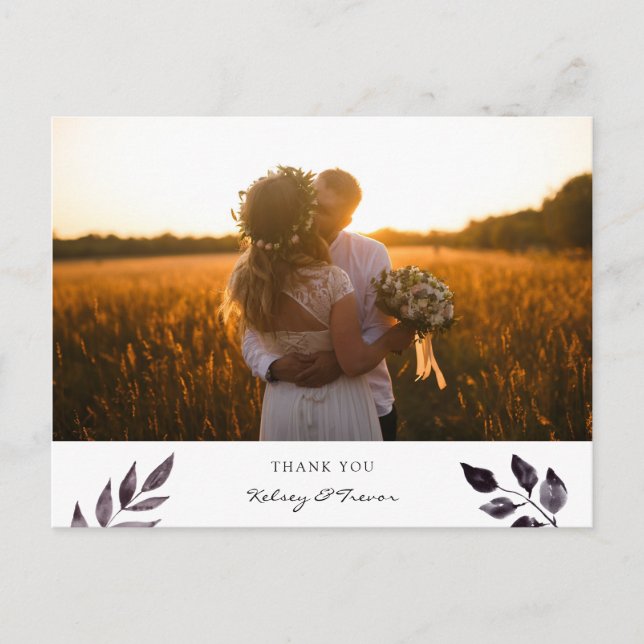 Carte postale Merci photo Mood Watercolor (Devant)