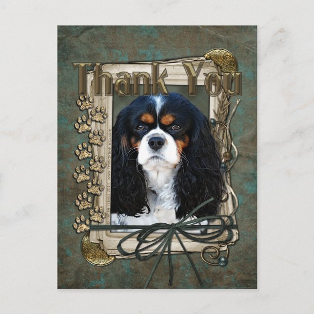 Carte Postale Merci - Poches de pierre - Cavalier (Devant)