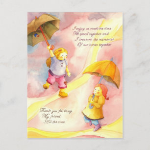 Carte Postale Merci pour être mon ami