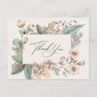 merci pour la baby shower rose poudrée florale rou