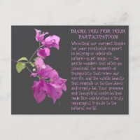 MERCI POUR LA PARTICIPATION À UN ÉVÉNEMENT NATURE