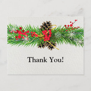 Carte Postale Merci pour Noël