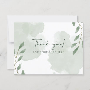 Carte Postale Merci pour votre achat
