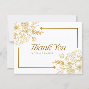 Carte Postale Merci pour votre achat