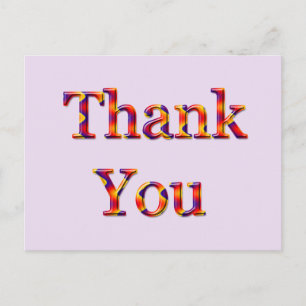 Carte Postale Merci pour votre clientèle appréciée