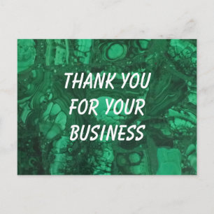 Carte Postale Merci Professionnel Professionnel Green Promotions