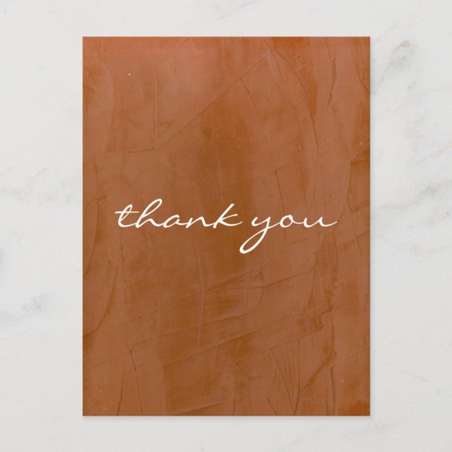 Carte Postale Merci Tangerine (Devant)