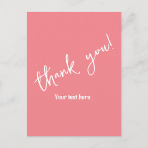 Carte Postale Merci, texte personnalisable