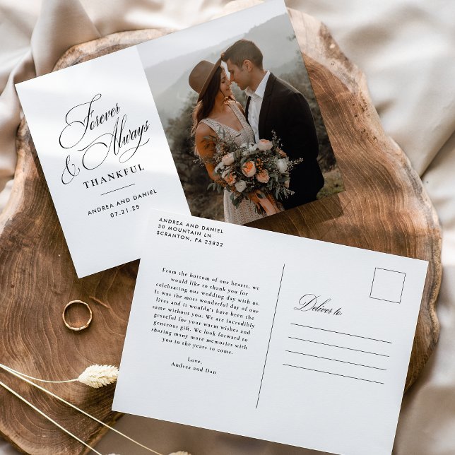 Carte Postale Merci toujours et toujours Mariage (Créateur téléchargé)