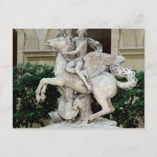 Carte Postale Mercure équitation Pegasus