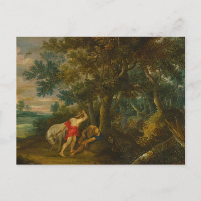 Carte Postale Mercure et Argus par Jan Wildens (Devant)