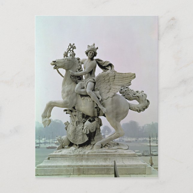 Carte Postale Mercure sur Pegasus 1701-02 (Devant)