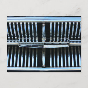 Carte postale Mercury Classic Car Grill des années