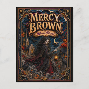 Carte Postale Mercy Brown, Vampire Rhode Island Légendes Popcut