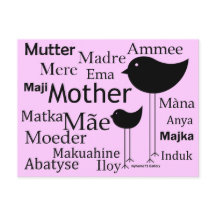 Mère dans différentes langues