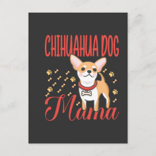 Carte Postale Mère de chihuahua féminine