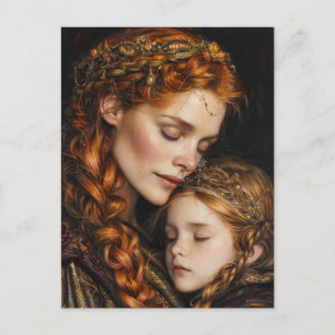 Carte Postale Mère et enfant