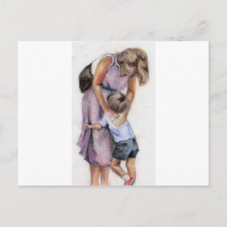 Carte Postale Mère et enfant