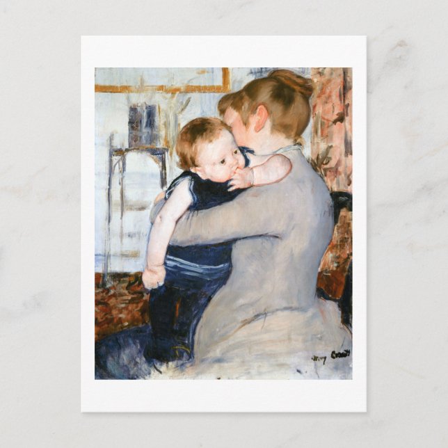 Carte Postale Mère et enfant, Mary Cassatt (Devant)