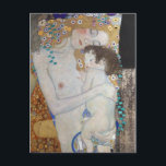 Carte Postale Mère et enfant par Gustav Klimt<br><div class="desc">Mère et Enfant par Gustav Klimt. Merveilleuse peinture de Gustav Klimt représentant un véritable amour et un lien entre la mère et son enfant.</div>
