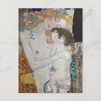 Carte Postale Mère et enfant par Gustav Klimt