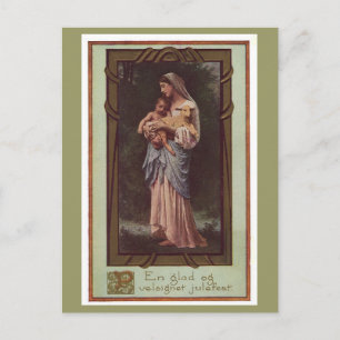 Carte postale Mère et Fête de l'enfant