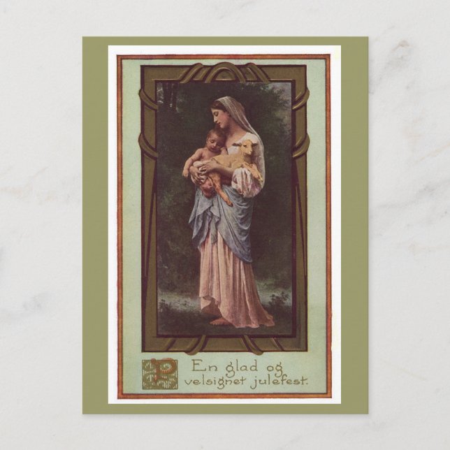 Carte postale Mère et Fête de l'enfant (Devant)