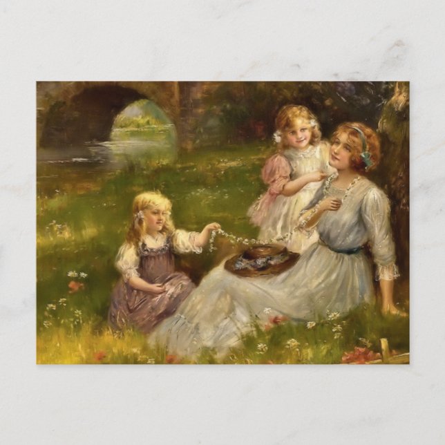 Carte Postale Mère et filles (Devant)