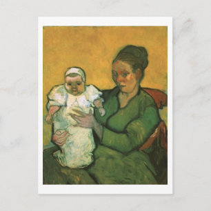 Carte Postale Mère Roulin avec son bébé, Vincent Van Gogh
