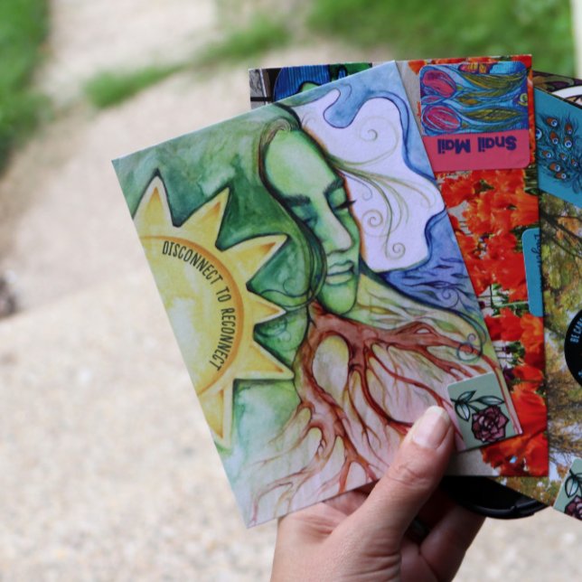 Carte Postale Mère Terre Gaïa Déesse (Créateur téléchargé)