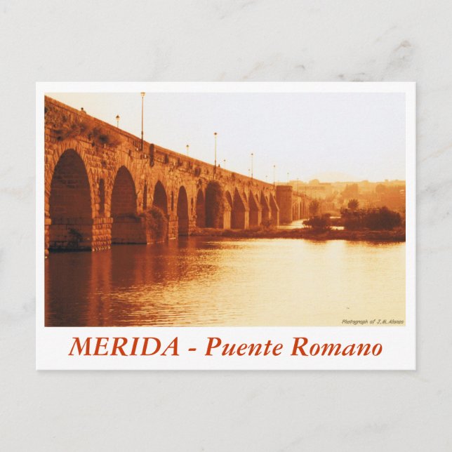 Carte Postale MERIDA - Puente Romano (Devant)
