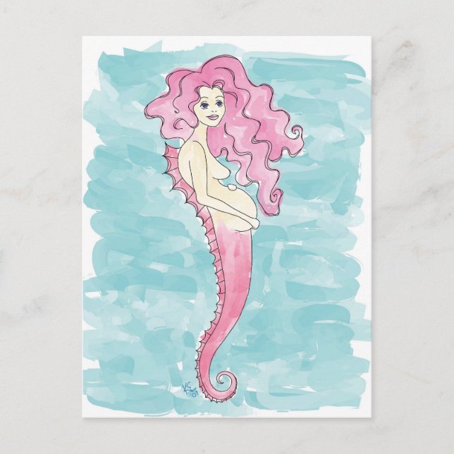 carte postale mermaid (Devant)