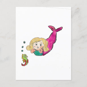 Carte Postale Mermaid