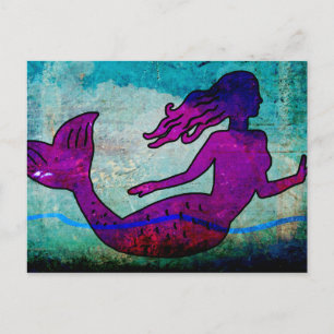 Carte postale Mermaid Art