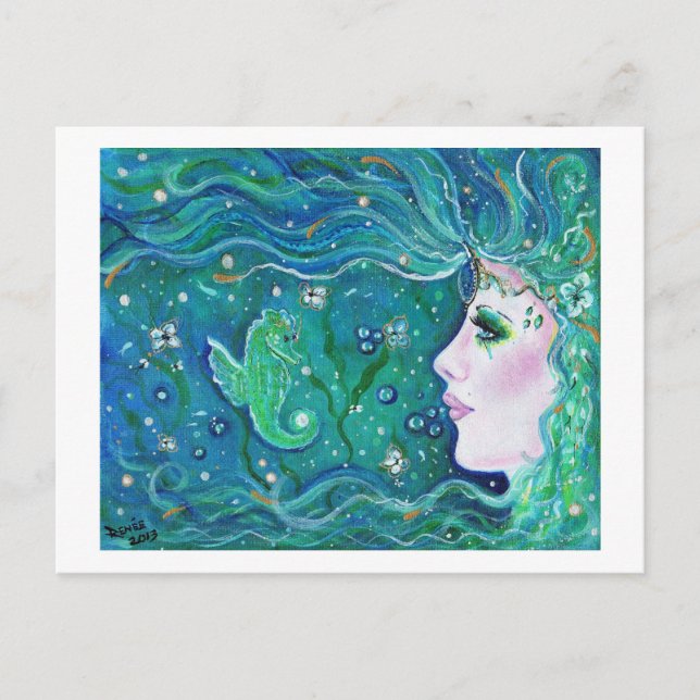 Carte postale Mermaid Harmony Par Renee Lavoie (Devant)