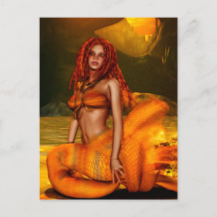 Carte Postale Mermaid Series "Coraleen" Imaginaire Art