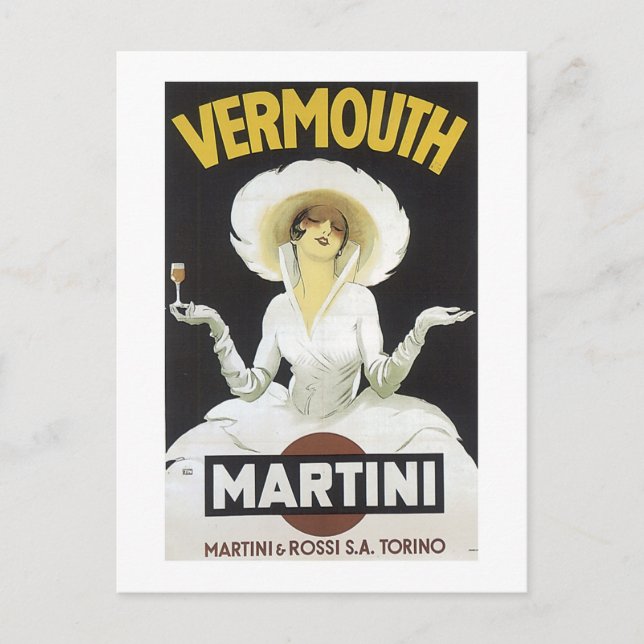 Carte Postale Mermouth Martini (Devant)