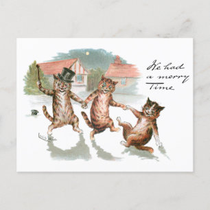 Carte Postale Merry Cats par Louis Wain