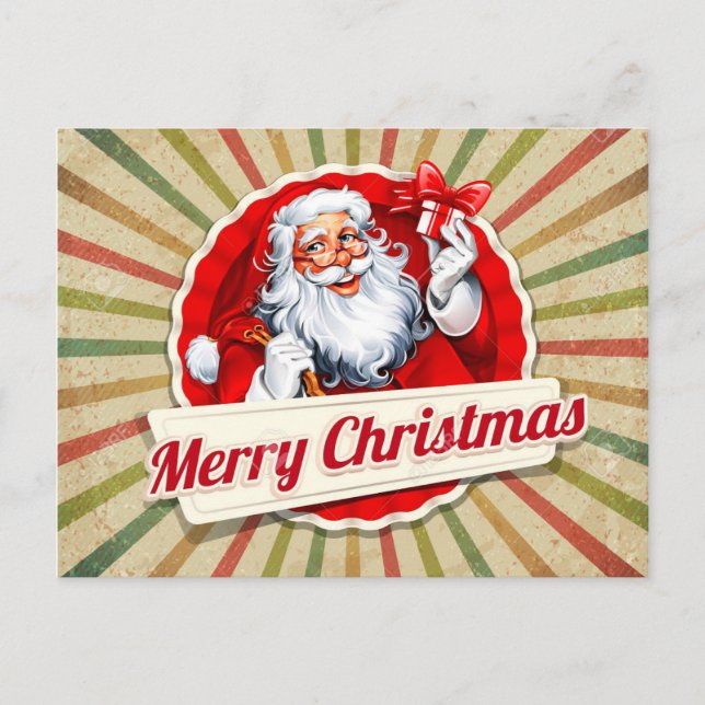 Carte Postale Merry Christmas (Devant)