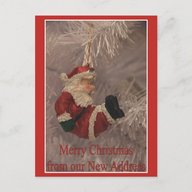 Carte Postale Merry Christmas from New Address (Devant)